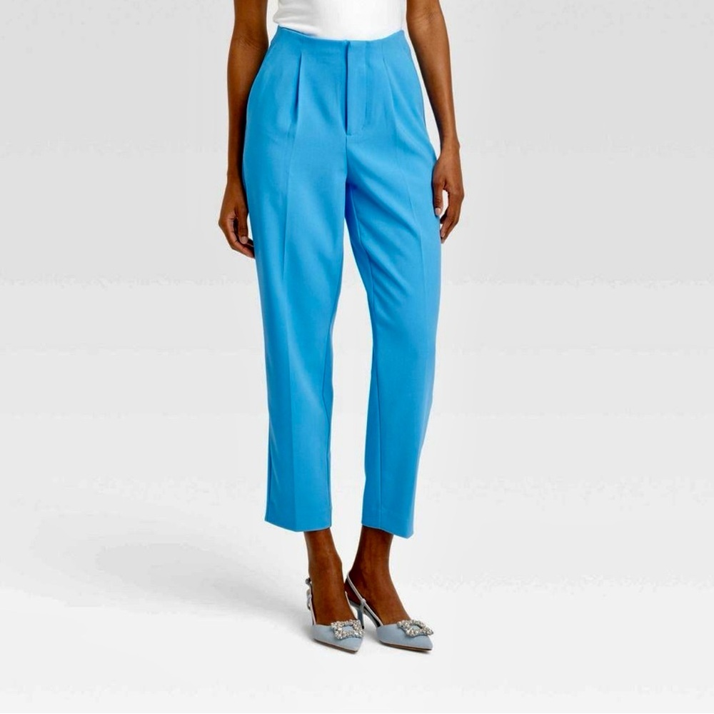 🩵A New Day Women's High Rise Tapered Leg Ankle Lightweight, Blue Sz 14 R NWT🩵